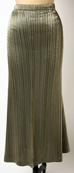Ensemble, Issey Miyake (Japanese, 1938–2022), a,b) synthetic, Japanese