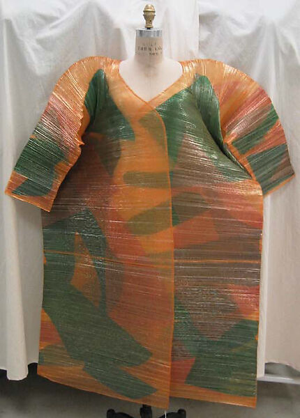 Coat, Issey Miyake (Japanese, 1938–2022), synthetic, Japanese