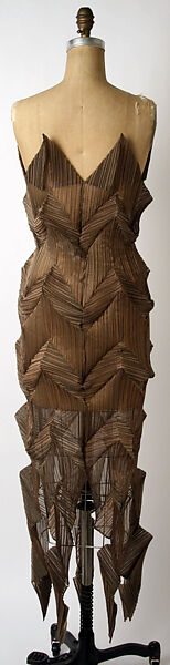 Dress, Issey Miyake (Japanese, 1938–2022), synthetic, Japanese