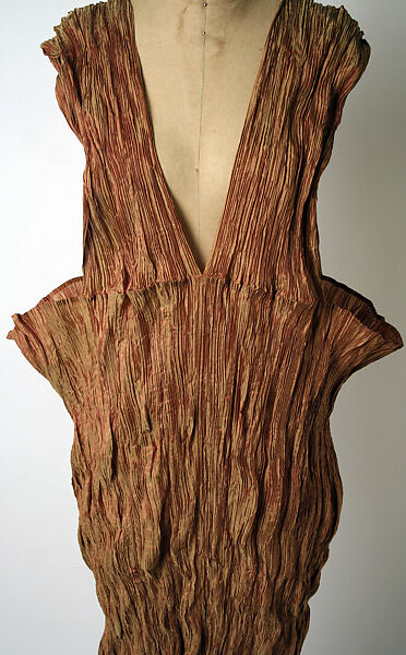 Dress, Issey Miyake (Japanese, 1938–2022), synthetic, Japanese