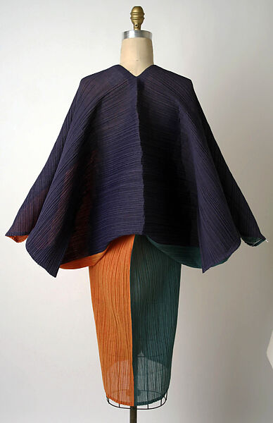 Dress, Issey Miyake (Japanese, 1938–2022), synthetic, Japanese