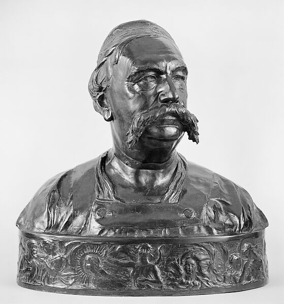 Elihu Vedder, Charles Keck (American, New York 1875–1951 New York), Bronze, American 