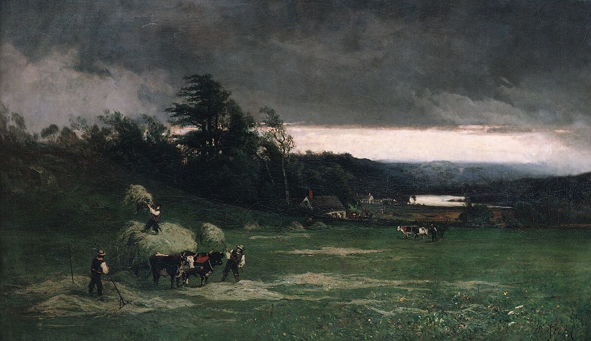 Approaching Storm, William Keith (1839–1911), Oil on canvas, American 