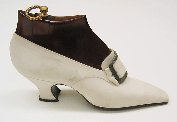 Pumps, Pierre Yantorny (Italian, 1874–1936), leather, silk, French