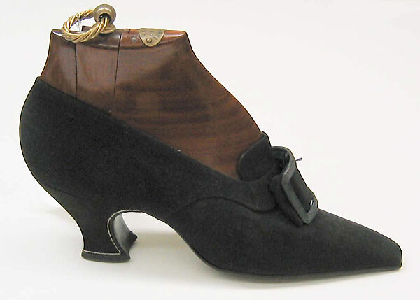 Pumps, Pierre Yantorny (Italian, 1874–1936), leather, silk, French