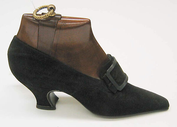 Pumps, Pierre Yantorny (Italian, 1874–1936), leather, silk, French