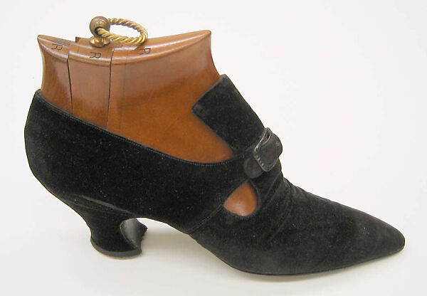 Pumps, Pierre Yantorny (Italian, 1874–1936), leather, silk, French