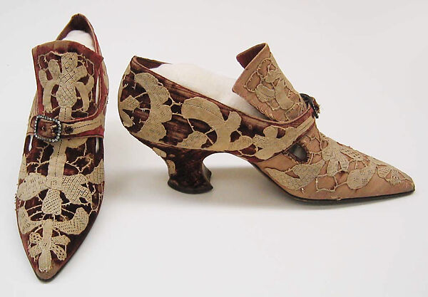 Pumps, Pierre Yantorny (Italian, 1874–1936), leather, silk, French