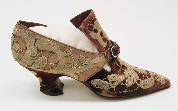 Pumps, Pierre Yantorny (Italian, 1874–1936), leather, silk, French