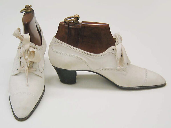 Shoes, Pierre Yantorny (Italian, 1874–1936), leather, silk, French 