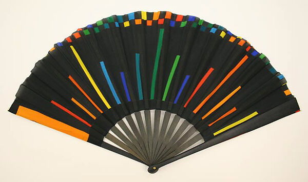 Fan, Chloé (French, founded 1952), silk, wood, French 
