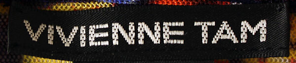 "Dragon Robe", Vivienne Tam (American, founded 1982), synthetic, American