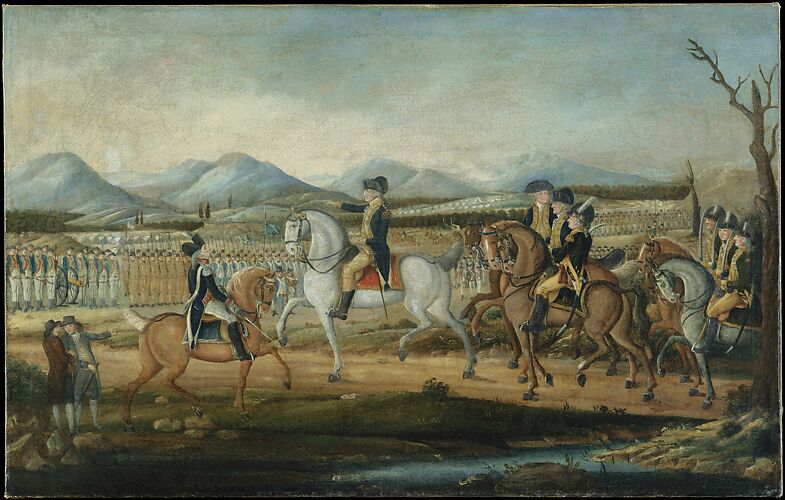 Washington Reviewing the Western Army at Fort Cumberland, Maryland