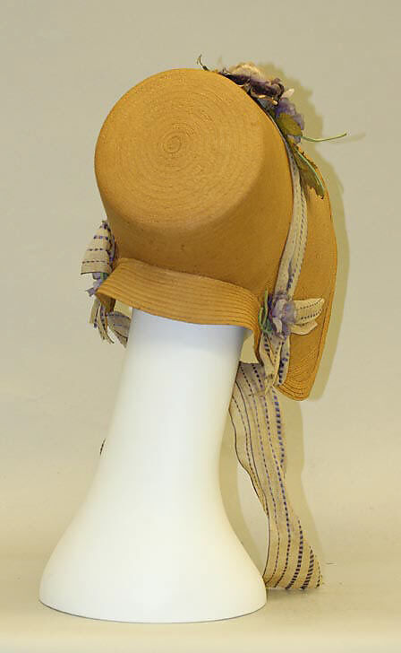 Bonnet, straw, American or European