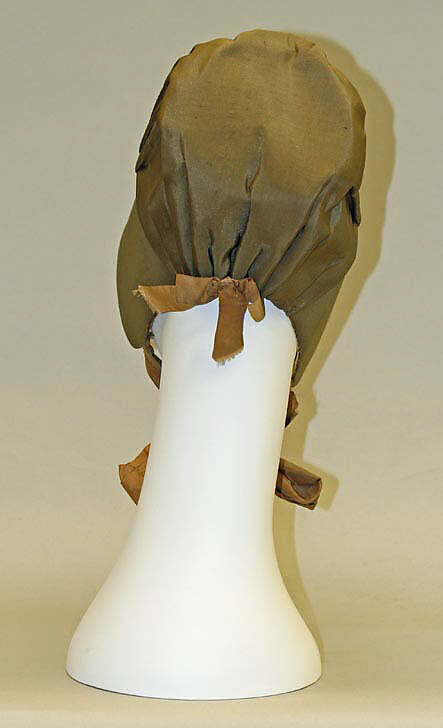 Bonnet, silk, American