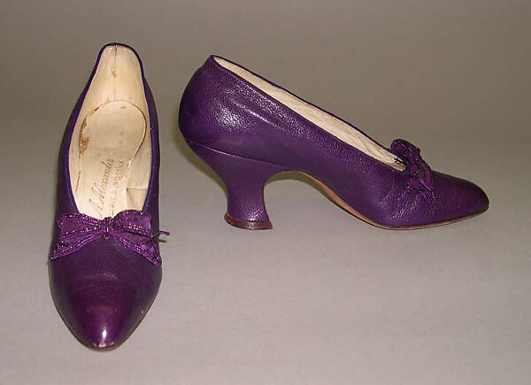 Pumps, A. Alexander (American), leather, silk, beads, American 
