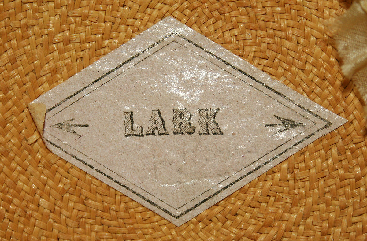 Hat, straw, American