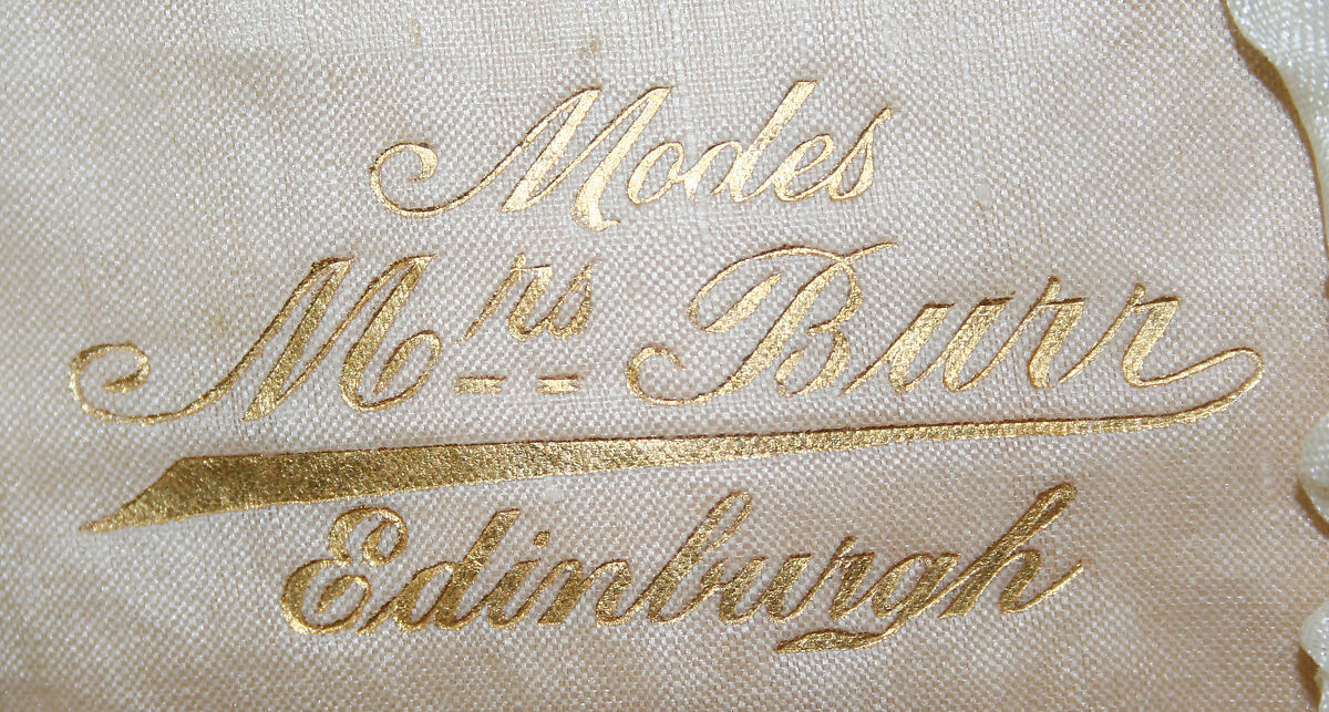 Hat, straw, silk, Scottish