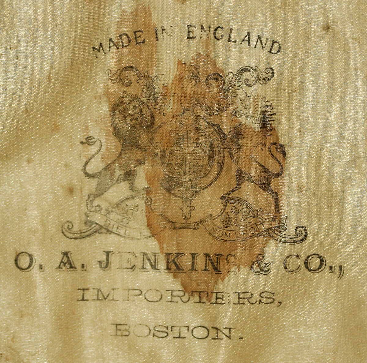 Boater, straw, silk, British