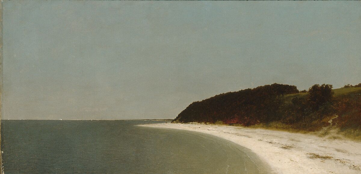 Eaton's Neck, Long Island, John Frederick Kensett (American, Cheshire, Connecticut 1816–1872 New York), Oil on canvas, American 