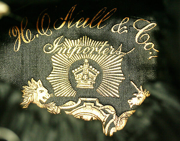 Hat, H. O'Neill &amp; Co. (American, New York), wool, silk, American