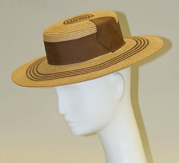 Hat, straw, American 