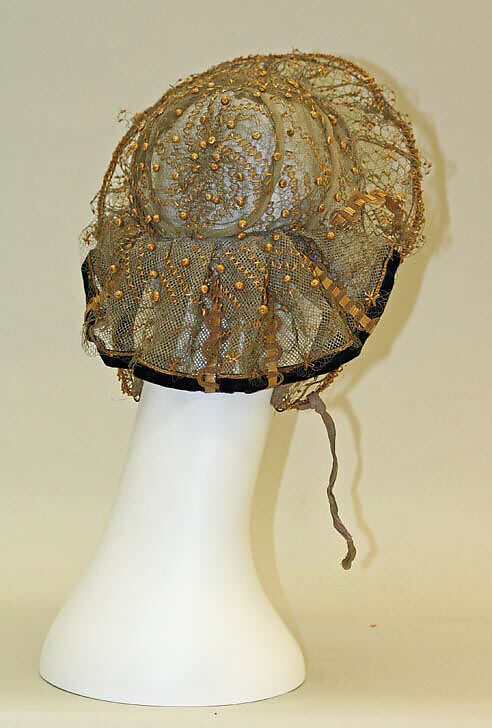 Bonnet, straw, French