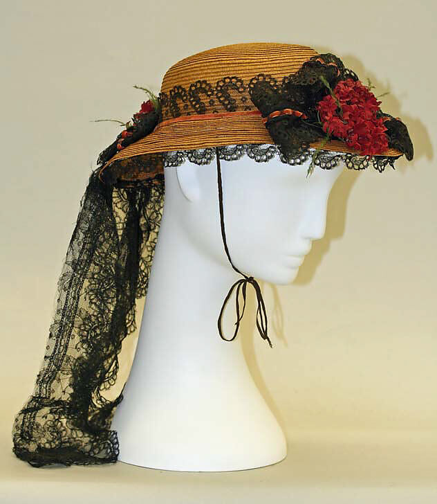 Hat, straw, French 