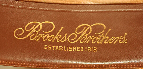 Hat, Brooks Brothers (American, founded 1818), straw, silk, American