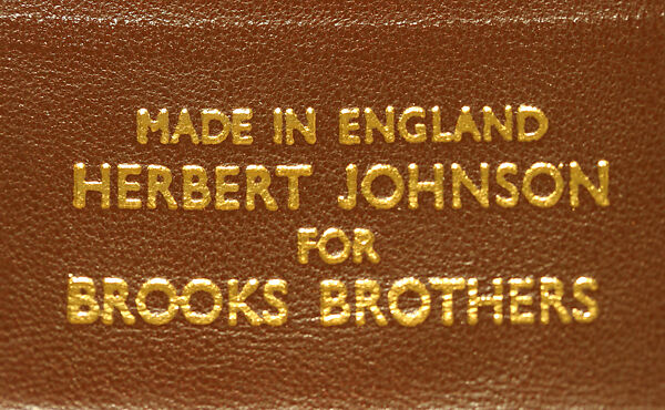 Fedora, Brooks Brothers (American, founded 1818), wool, British