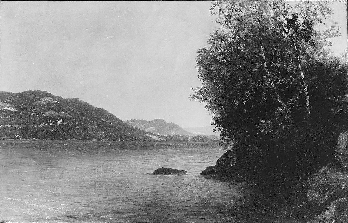 Lake George, A Reminiscence, John Frederick Kensett (American, Cheshire, Connecticut 1816–1872 New York), Oil on canvas, American 