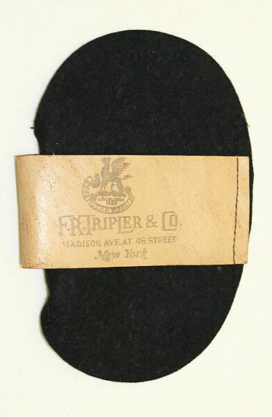 Accessory set, wool, silk, leather, American