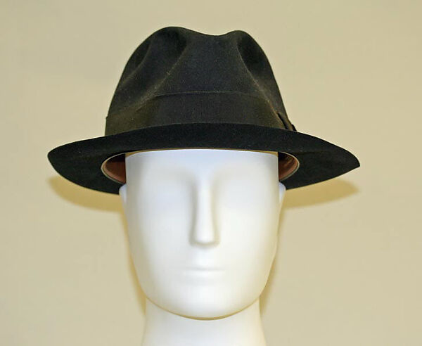 Fedora, wool (probably), British 