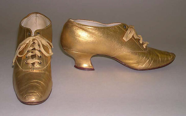 Evening slippers, Alfred J. Cammeyer (American, founded New York, active 1875–1930s), leather, American 