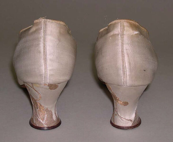 Slippers, J. &amp; J. Slater (American), silk, American