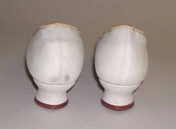 Pumps, leather, mother of pearl, American