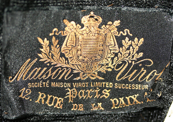 Tricorne, silk, wire, feathers, French