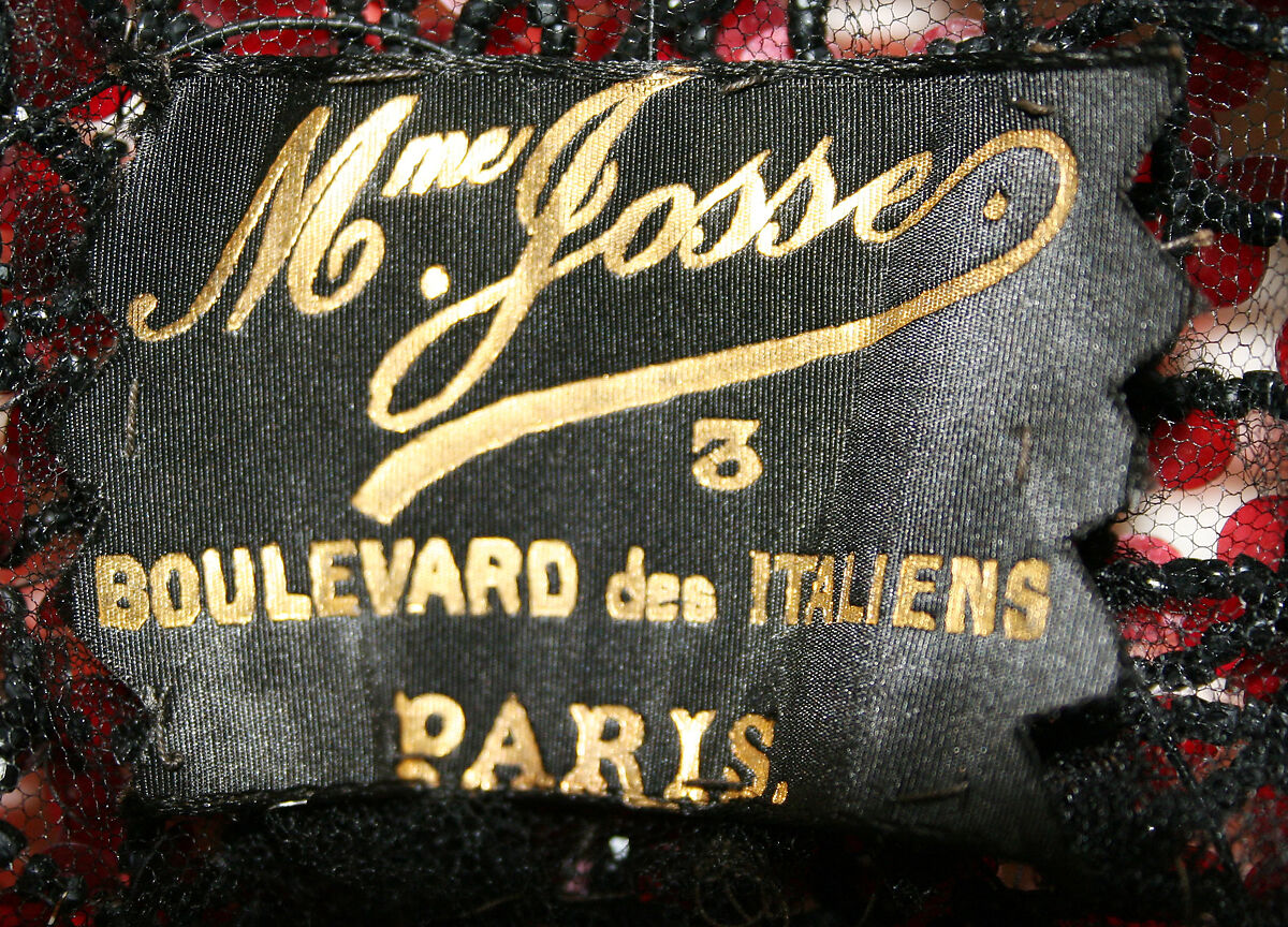 Bonnet, silk, beads, wire, French