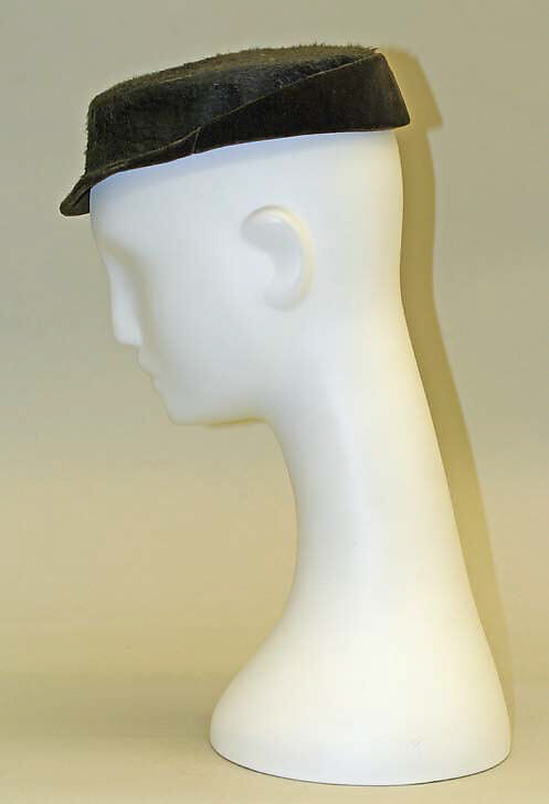 Hat, cotton, silk, American 