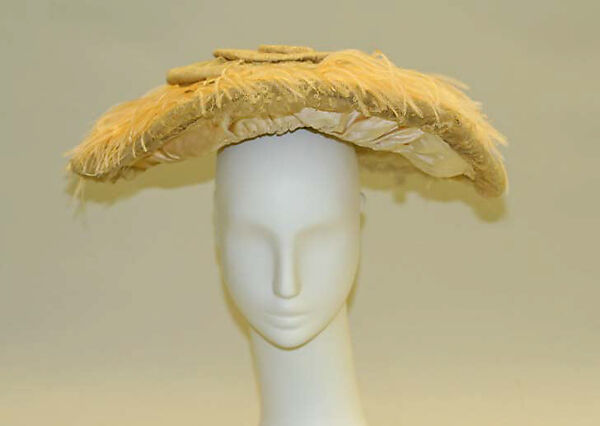 Hat, silk, wire, American 