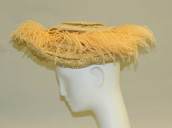 Hat, silk, wire, American