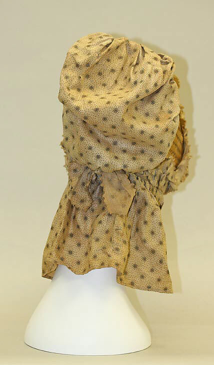 Bonnet, cotton, American