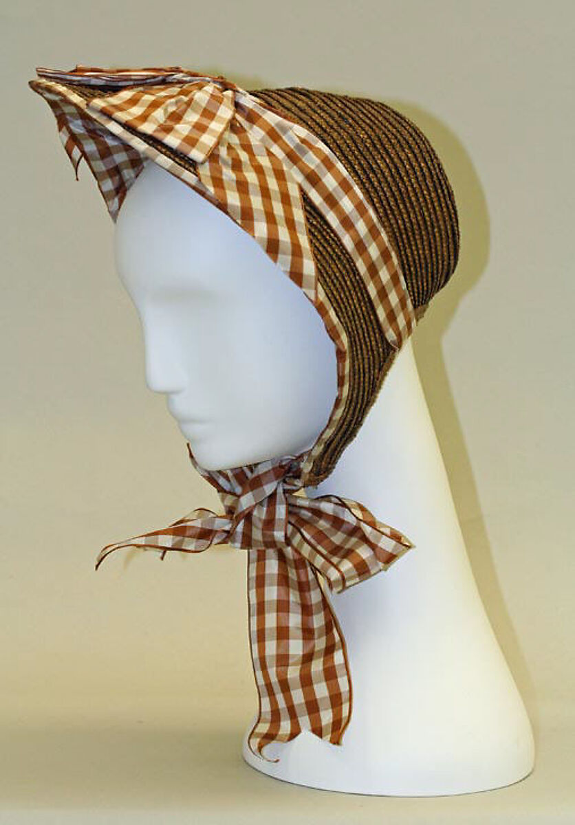 Bonnet, straw, American 