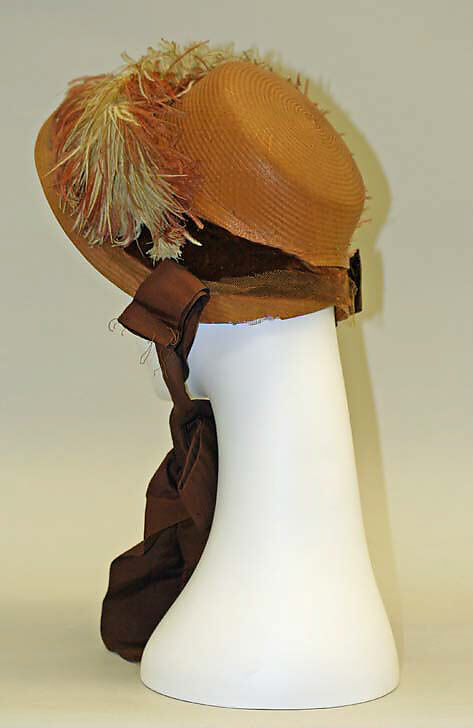 Bonnet, straw, American