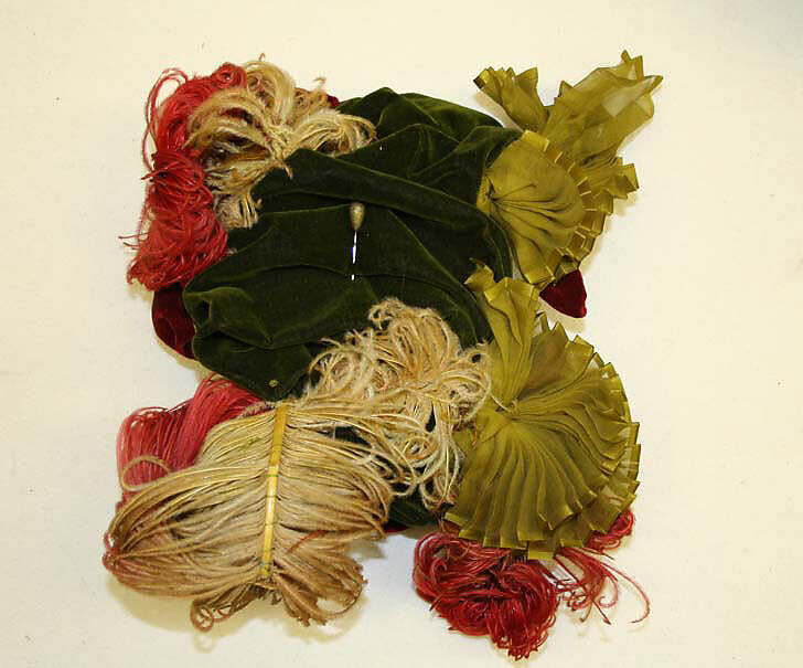 Bonnet, silk, American