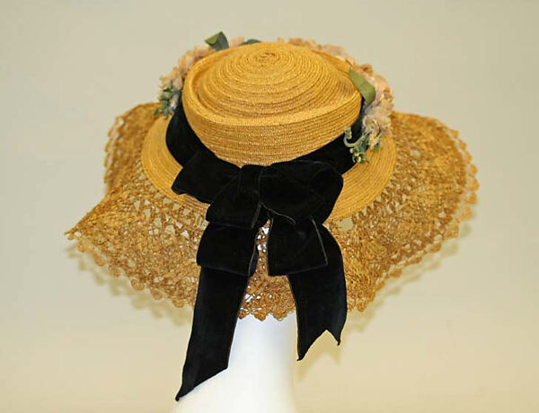 Hat, straw, American or European