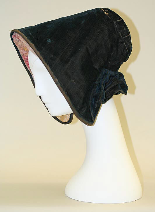 Poke bonnet, [no medium available], American 