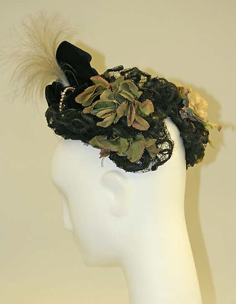 Bonnet, horsehair, American