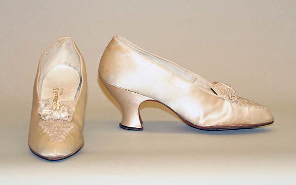 Wedding shoes, B. Altman &amp; Co. (American, 1865–1990), [no medium available], American 