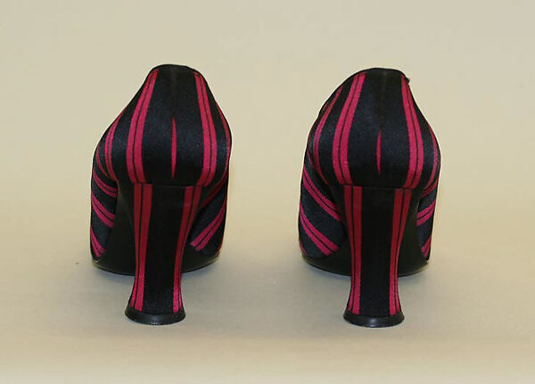 Shoes, Bob, Inc., N.Y. (American), silk, leather, American